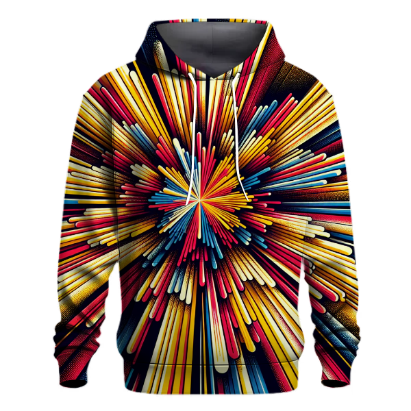 Starburst Retro Colors Hoodie