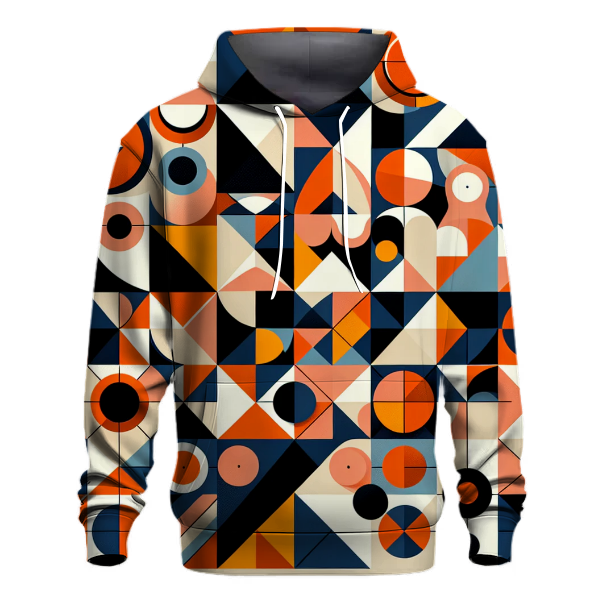 Artistic Geometric Forms Hoodie