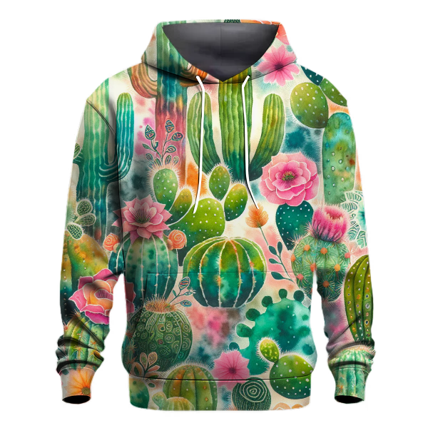 Cactus Garden Design Hoodie
