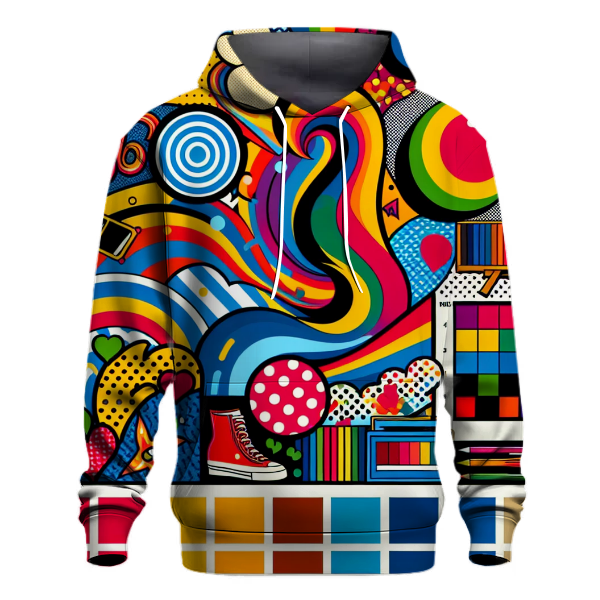Colorful Pop Art Graphics Hoodie