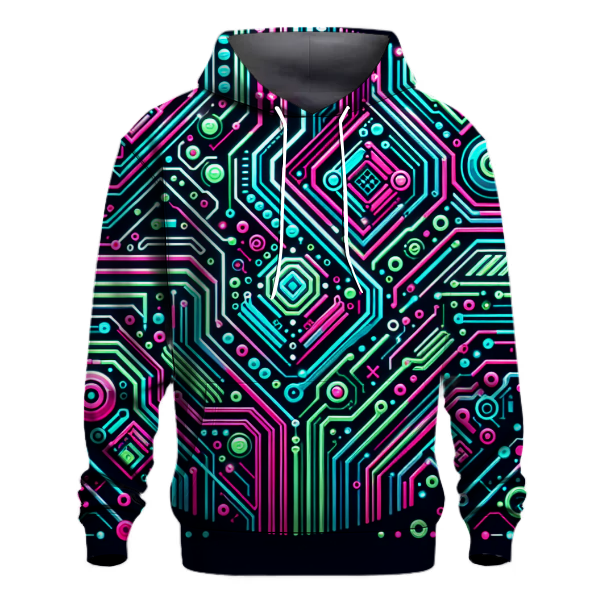 Luminous Circuitry Dreams Hoodie