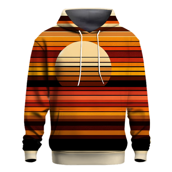 Bohemian Vibe Stripes Design Hoodie