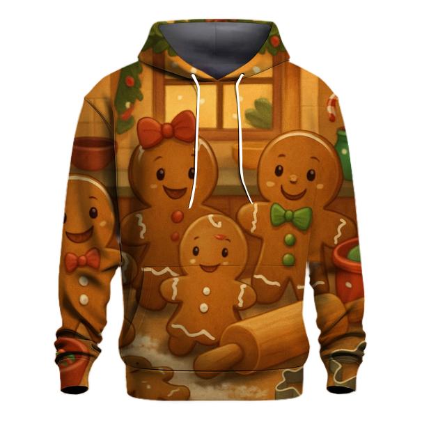 Festive Gingerbread Kitchen Hoodie