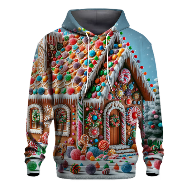 Christmas Candy Cottage Hoodie