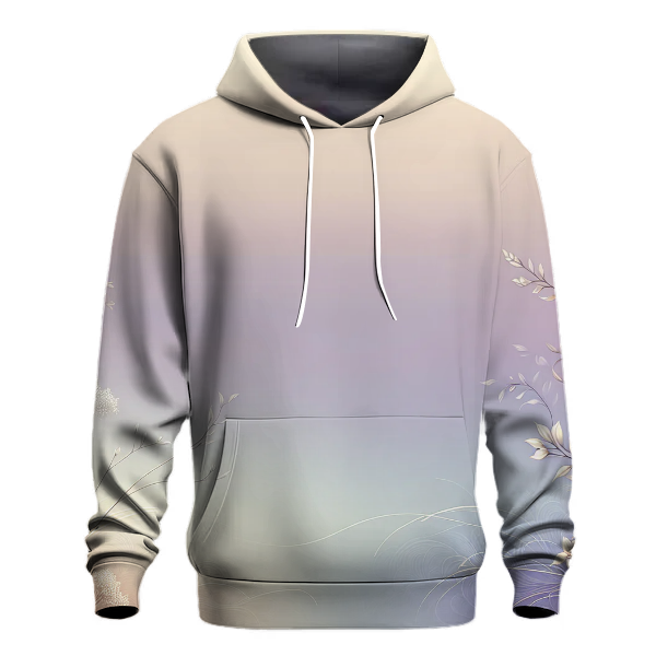 Lavender Breeze Gradient Design Hoodie