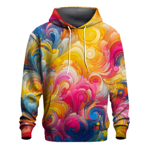 Summer Fling Tie-dye Design Hoodie