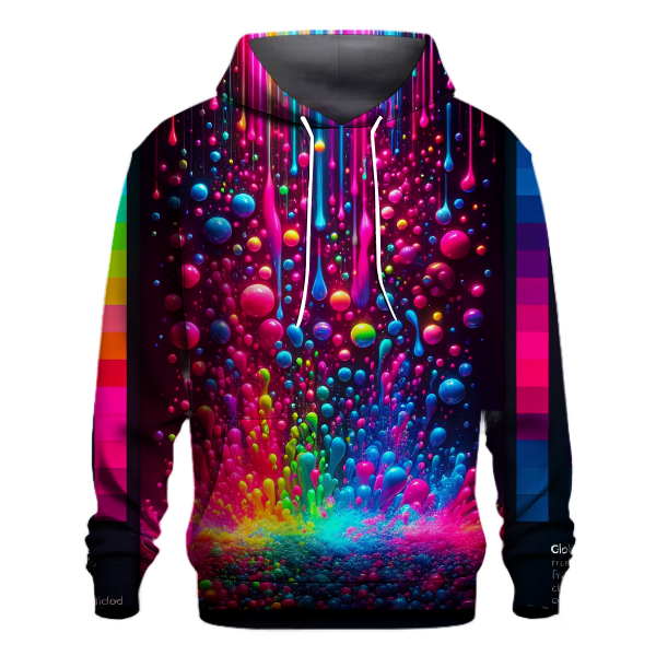 Electric Retro Rain Hoodie
