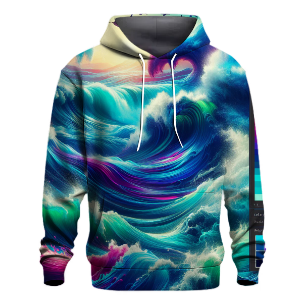 Fantasy Ocean Waves Hoodie