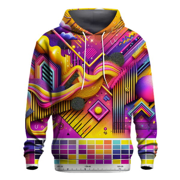 Funky 80s Fashion Hoodie