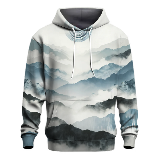 Misty Mountain Tie-dye Design Hoodie