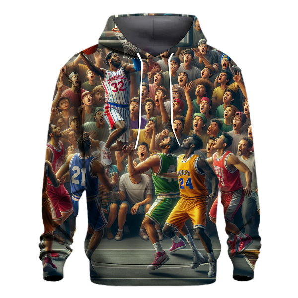 Basketball Slam Dunk Thrill Hoodie