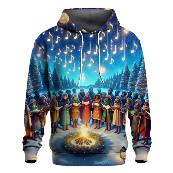 Singing Christmas Carols Under the Stars Hoodie