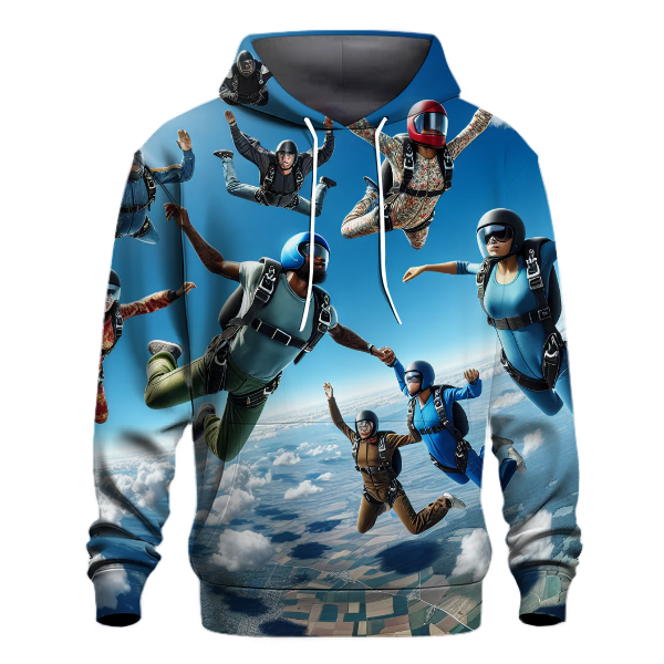 Skydiving Freefall Hoodie