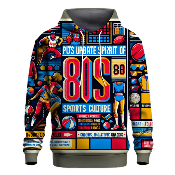 Classic 80s Sports Team Hoodie