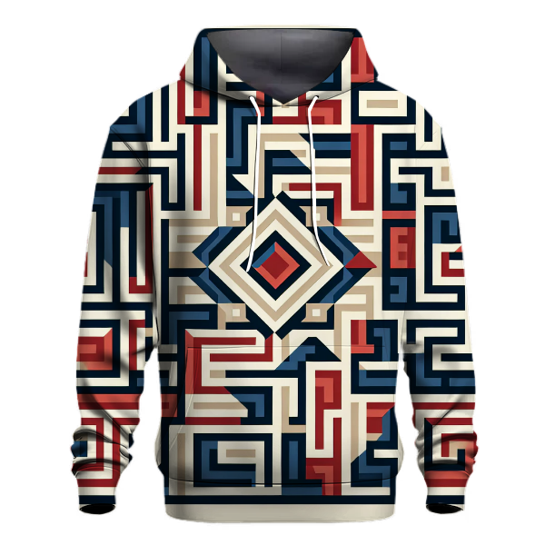 Retro Geo Patterns Hoodie