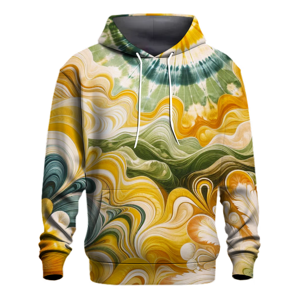 Sunlit Meadow Whirl Hoodie