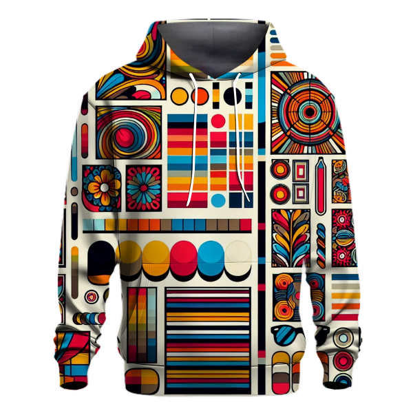 Funky Rainbow Stripes Hoodie