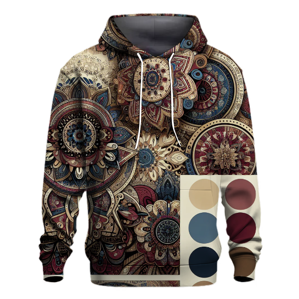 Vintage Bohemian Tapestry Hoodie