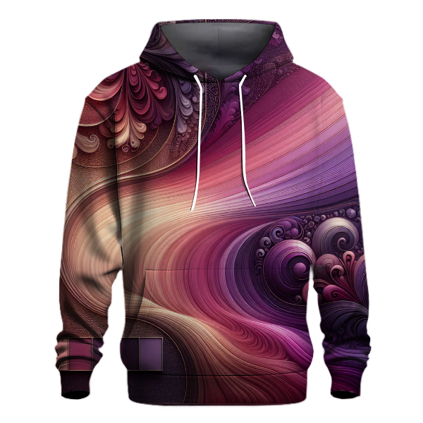 Velvet Plum Illusion Hoodie