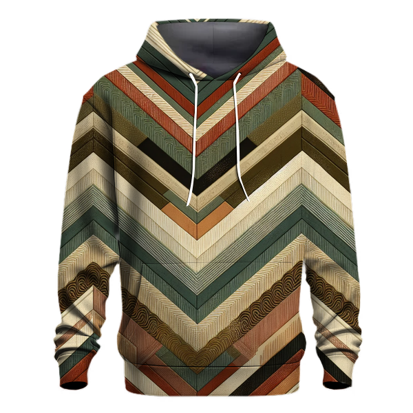 Bohemian Chevron Charm Hoodie