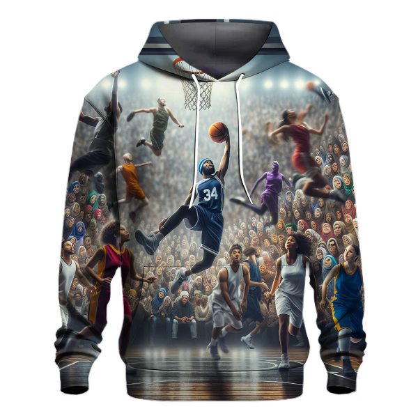 Basketball Slam Dunk Spirit Hoodie