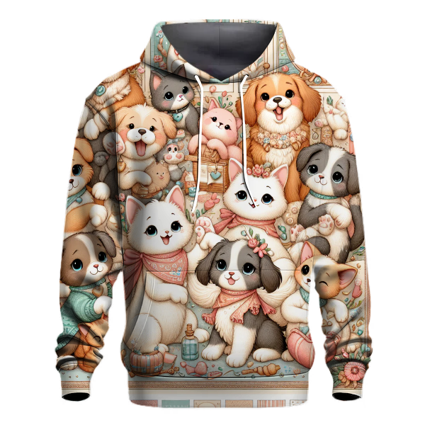 Cuddly Pet Companions Hoodie