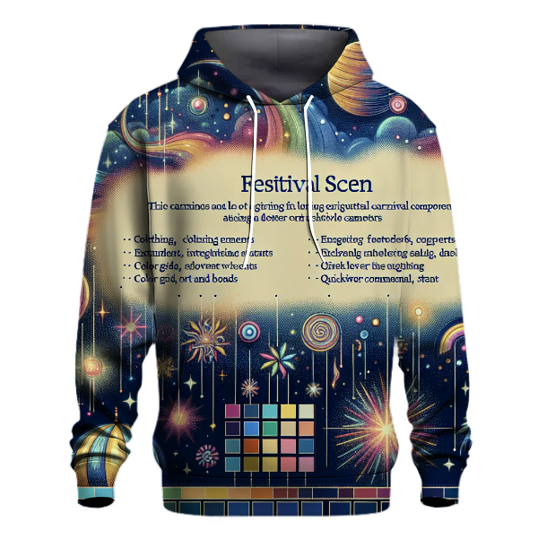 Celestial Carnival Celebration Hoodie