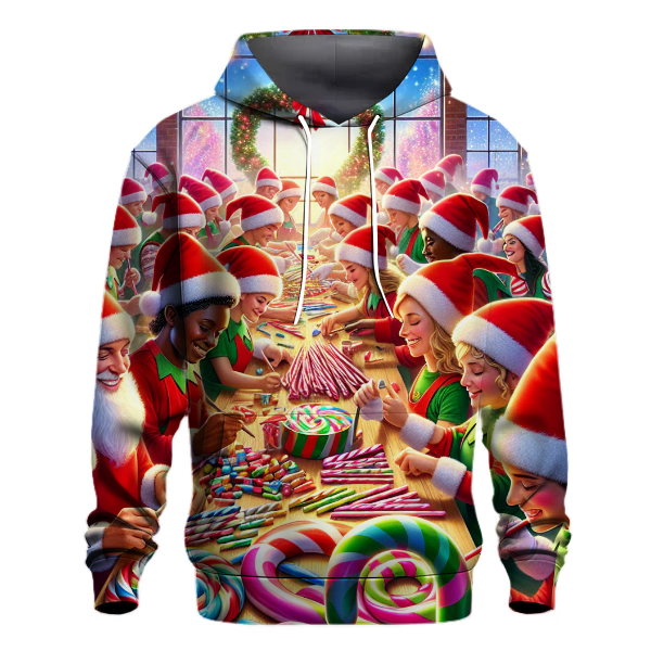 Candy Cane Workshop Hoodie