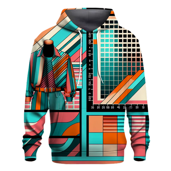 Bold 80s Stripes Hoodie