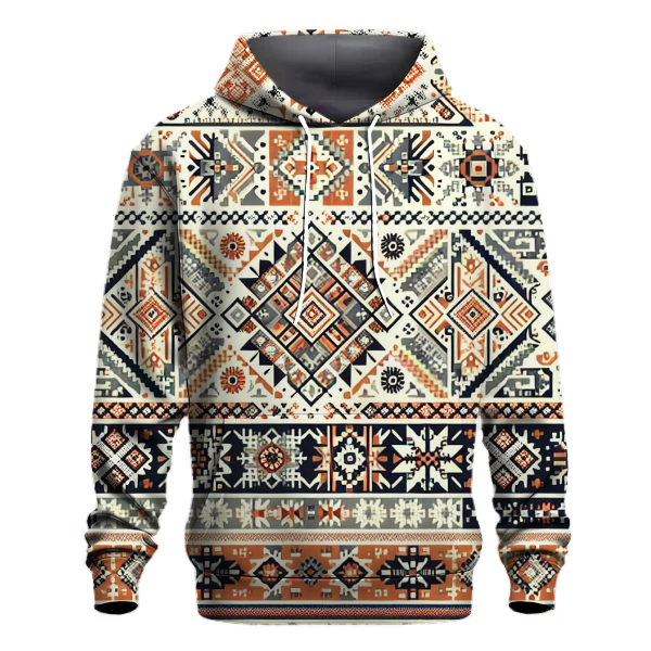 Nordic Patterns Delight Hoodie