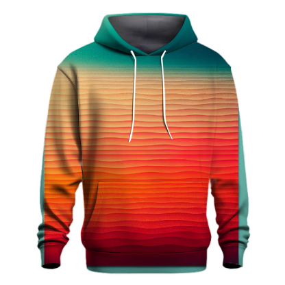 Coral Reef Sunrise Gradient Hoodie