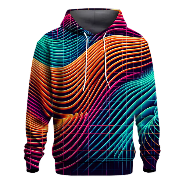 Grid Groove Extravaganza Hoodie