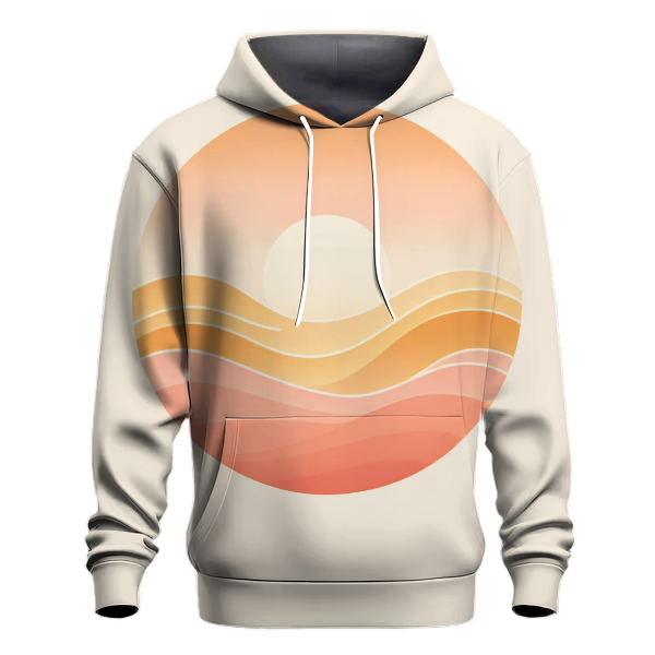 Peachy Sunrise Glow Hoodie