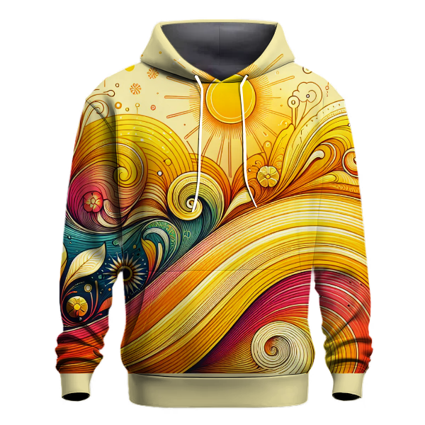 Electric Dawn Gradient Hoodie