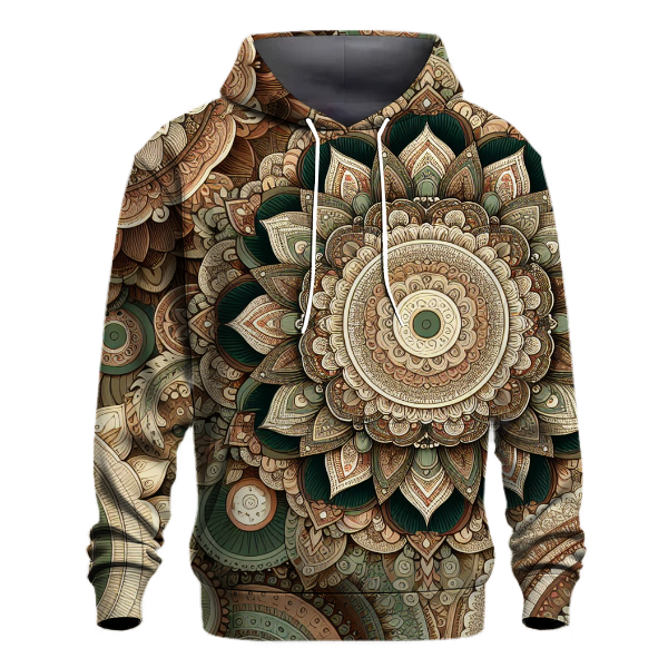 Earthy Tones Mandala Hoodie