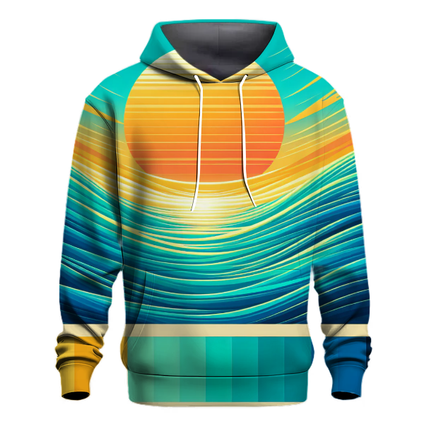 Tropical Vibe Gradient Hoodie