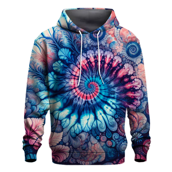 Azure Coral Burst Hoodie
