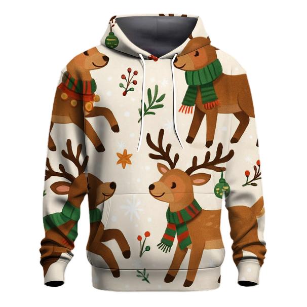 Santa's Reindeer Crew Hoodie
