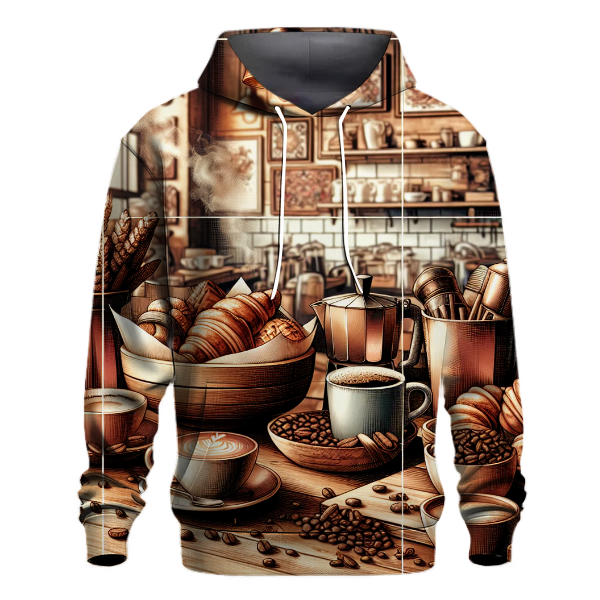 Charming Coffee Shop Vibes Hoodie