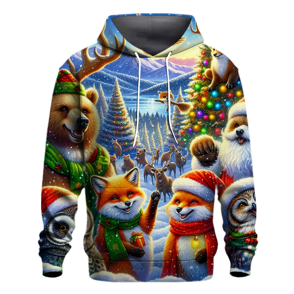 Holiday Animal Parade Hoodie