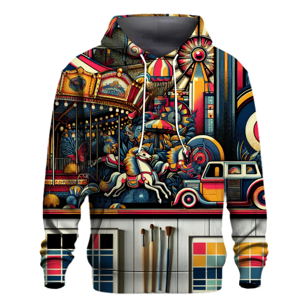 Retro Carnival Extravaganza Hoodie