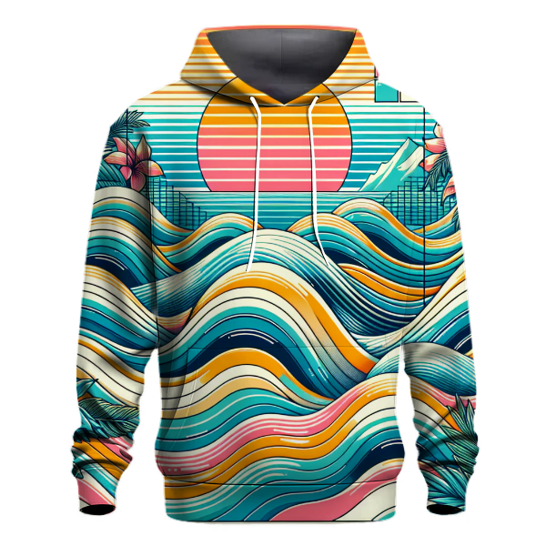 Retro Wave Wonder Hoodie