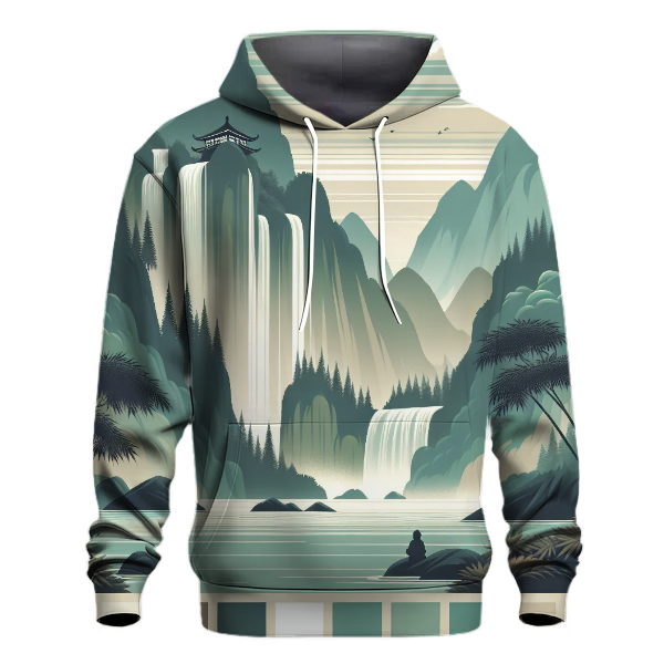 Tranquil Zen Landscapes Hoodie