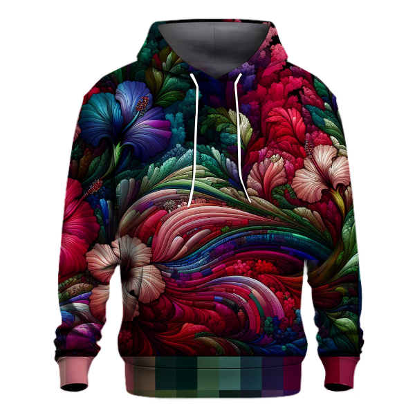 Tropical Hibiscus Bloom Hoodie