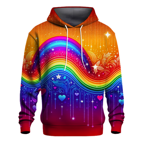 Vibrant Rainbow Spectrum Hoodie