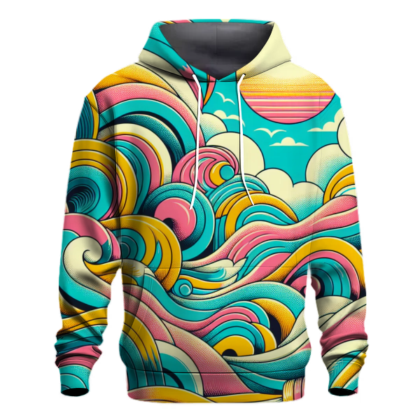 Retro Wave Ride Hoodie