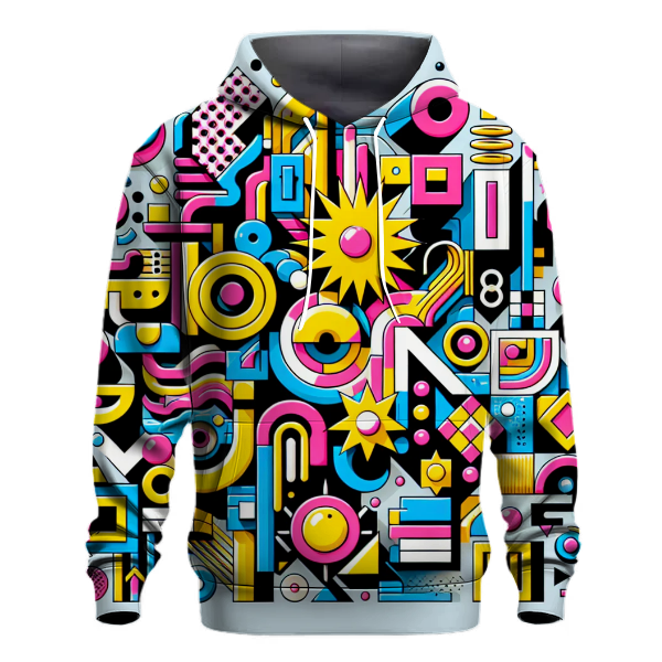 Funky Shapes and Lines Hoodie