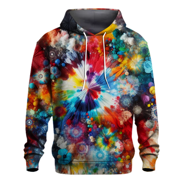 Rainbow Tie-Dye Splash Hoodie