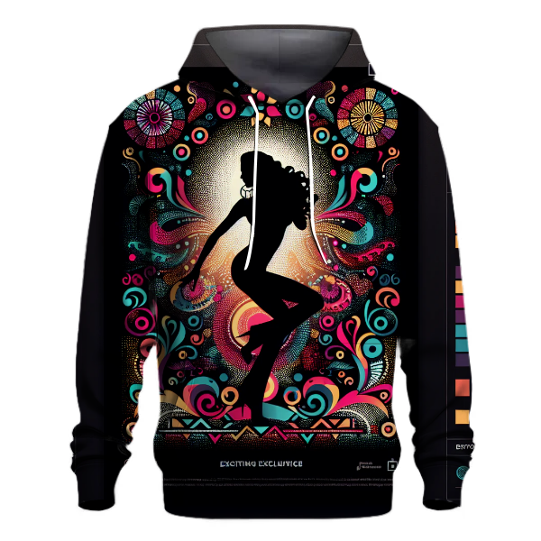 Disco Dance Silhouette Hoodie