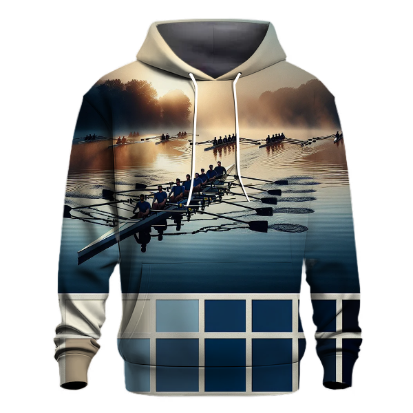 Rowing - Oars and Waves Hoodie